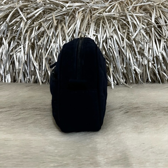 VERA BRADLEY Classic Navy Microfiber Travel Medicine Cosmetic Case Quilted - Picture 7 of 13